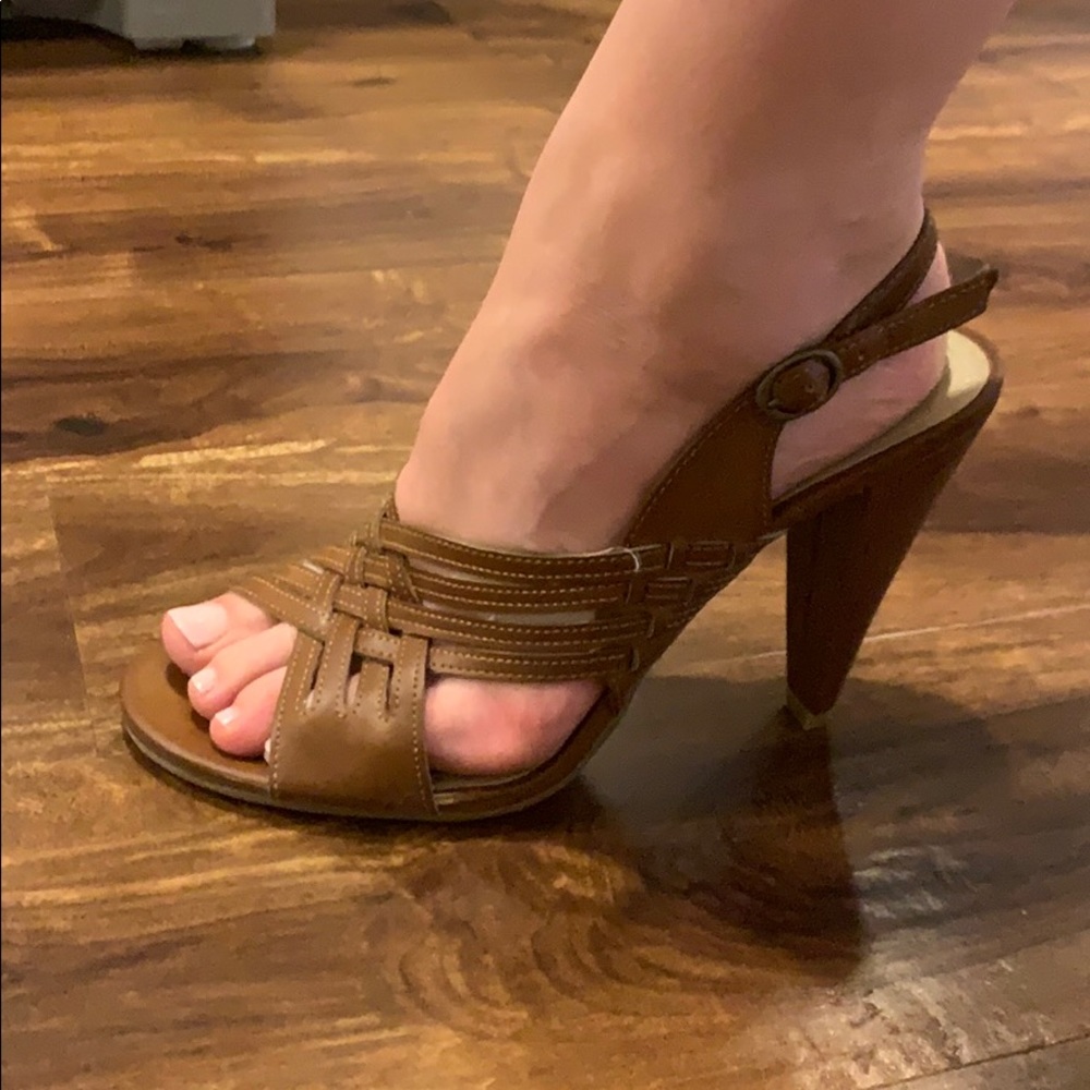 Brown Heel Sandals